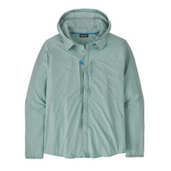 Patagonia River Rambler Hybrid Sun Hoody Men's in Thermal Blue